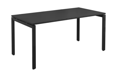 SEK-U - 16 stůl kancelářský, kovová podnož černá, deska 25 mm, široký 1600 mm, antracit